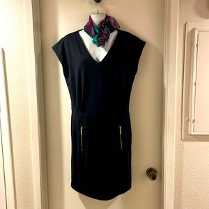 Michael Kors blue black dress